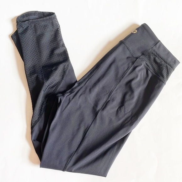 manduka Pants - manduka crop mesh active leggings size S